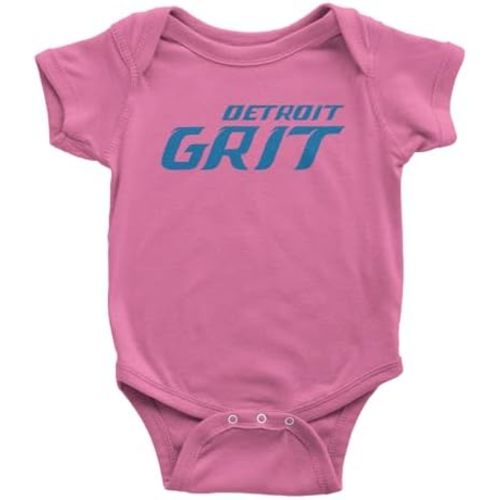 Detroit Grit Football Infant One-Piece Bodysuit, Soft Cotton