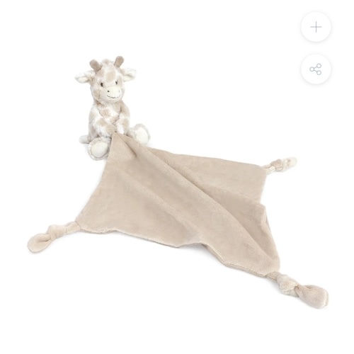 Gentry Giraffe Knotted Security Blankie