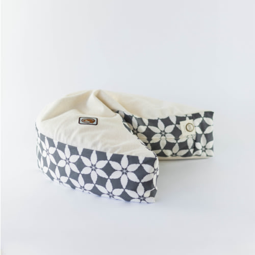 organic nesting pillow in aspen