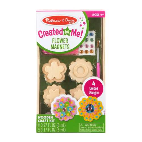 Created by Me! Flower Magnets Wooden Craft Kit- Melissa and Doug