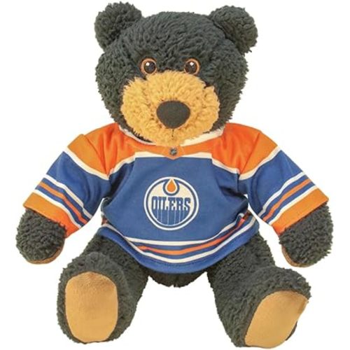 10 Inch Black Bear Plush, Edmonton Oilers Jersey