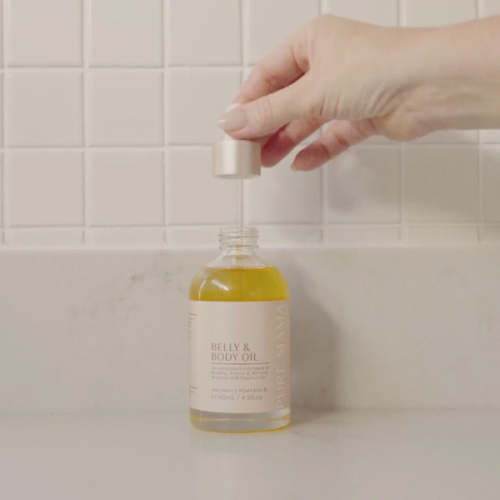 Stretch Mark Belly & Body Oil - 100% Natural – PURE MAMA Skincare USA