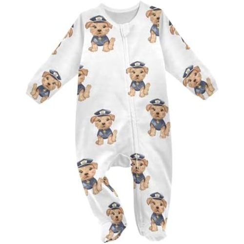 vvfelixl Simple Drawing Sun Baby Sleepers for Girl Boys Newborn Baby Play One-Piece Footies for 0-3 Months