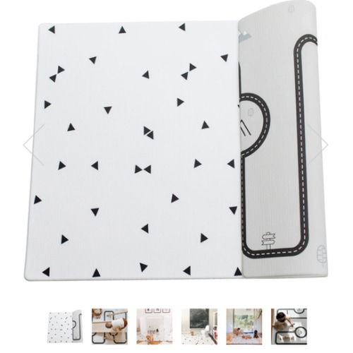 Little Bot Baby Play Mat (Ofie mat, country road + triangle)