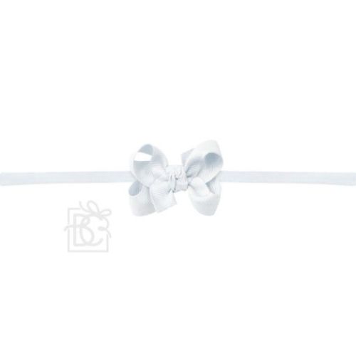 Satin Double Knot Bow on Clip *CLICK ON TODDLER SIZE