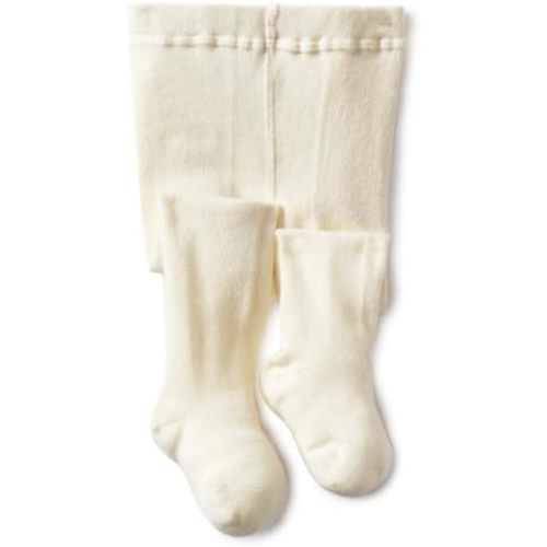 Jefferies Socks Baby-girls Infant Seamless Organic Cotton Tights
