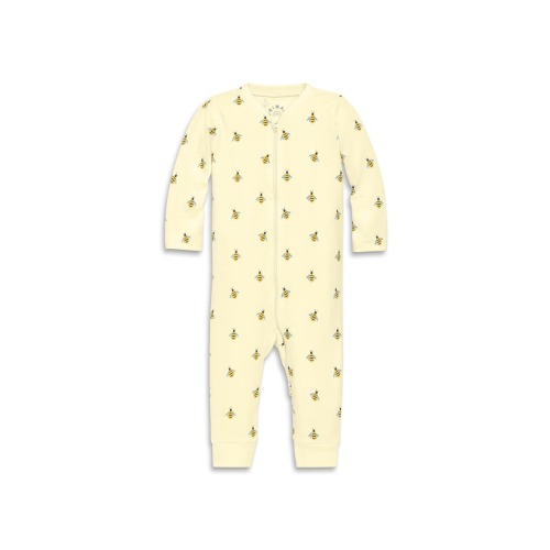 Baby Organic Zip Romper In Baby Bugs