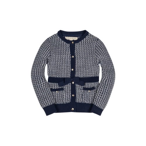 Baby Girls' Organic Fancy Tweed Cardigan, Infant, 12-18M