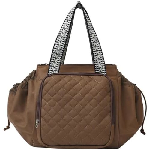 Travel Duffel Bag Weekender Bags for Women, Expandable Tote Handbag Diaper Bag Backpack Shoulder Bag for Car Work Daily