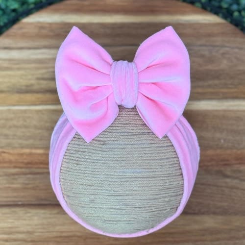 Bright Pink Velvet Head Wrap Bow, VDay Bow, Bright Pink Bow, Love Bow, Be Mine Bow, Bright Pink Bow, Bright Pink Head Wrap