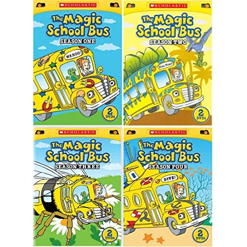 The Magic School Bus Complete Series: Seasons 1-4 (8 Disc DVD Set)