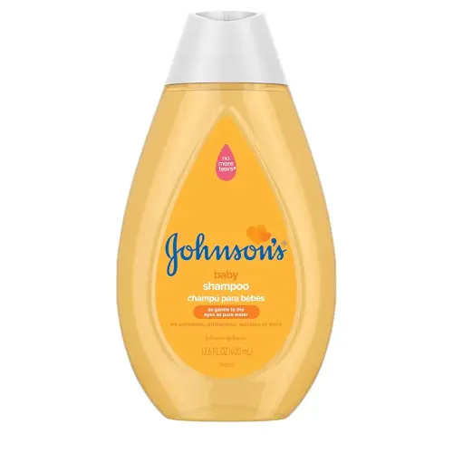 Johnson's Baby Shampoo with Tear-Free Formula, Tear-Free Shampoo for Baby's Delicate Scalp & Skin, Gently Washes Away Dirt & Germs, Hypoallergenic, Paraben- & Sulfate-Free, 13.6 fl. oz