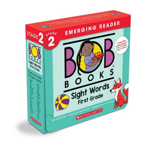 Bob Books - Sight Words First Grade Box Set of 10 Paperbacks Decodable Phonics Books, Ages 4 and Up, First Grade, Flashcards (Stage 2: Emerging