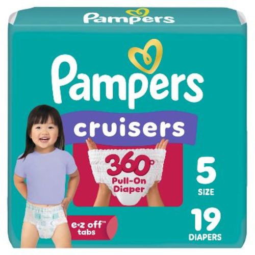 Pampers Cruisers 360 Diapers Jumbo Pack - Size 5 - 19ct