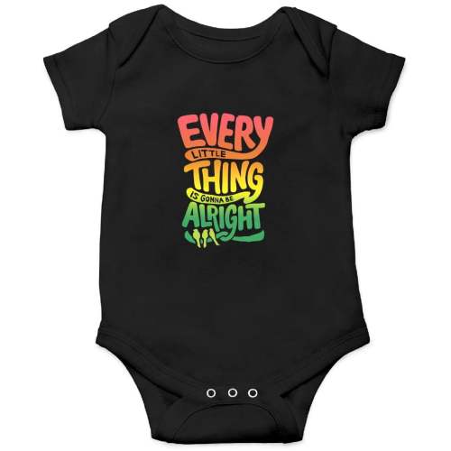 90s Bob Marley Every Little Thing Is Gonna Be Alright Vintage T shirt Onesies