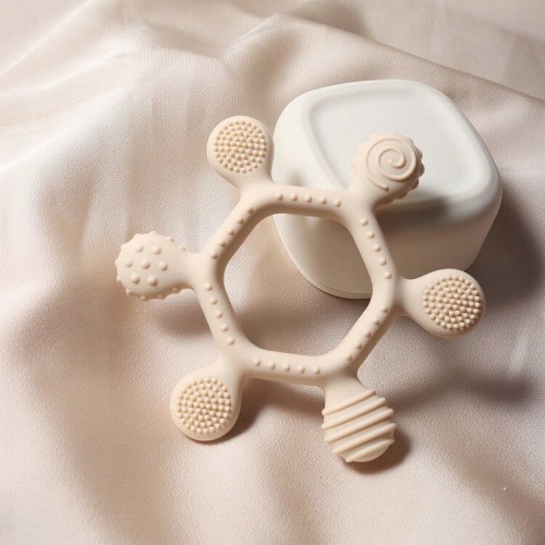 Baby Silicone Teething Gel, Teether Toy And Multiple Grinding Points Teething Toy | SHEIN USA