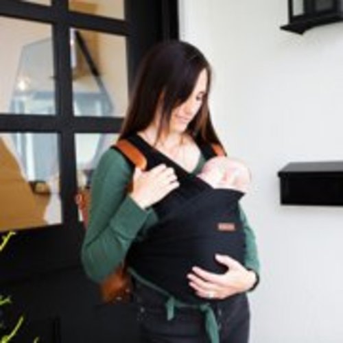 JJ Cole Agility FLEX Stretch Baby Carrier Black