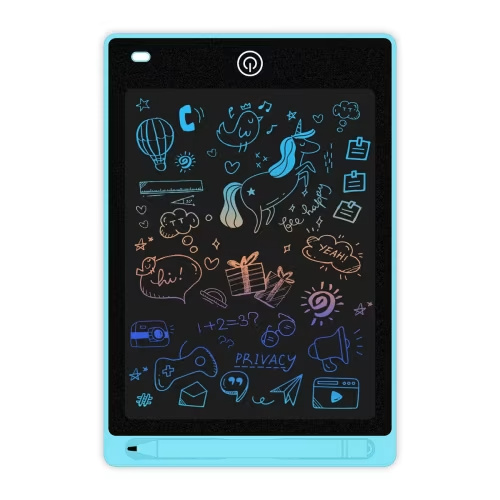 Link Kids LCD 12inch Color Writing Doodle Board Tablet Electronic Erasable & Reusable Drawing Pad