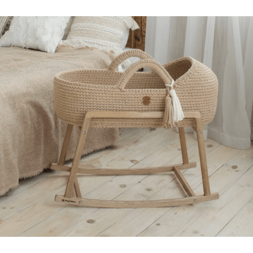 Set of Standard Moses Basket Round Hood & Stand | Anzy Home