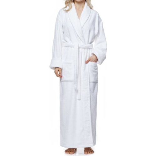 Optimus Long Cotton Bathrobe for Women, X-Large
