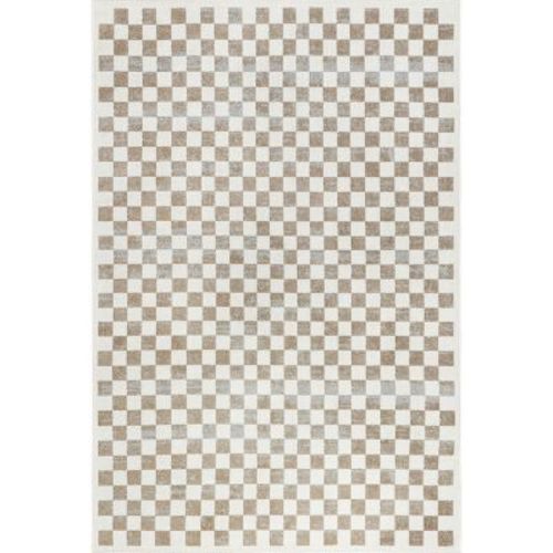 Nuloom Lulie Checkered Pet Friendly Machine Washable Area Rug