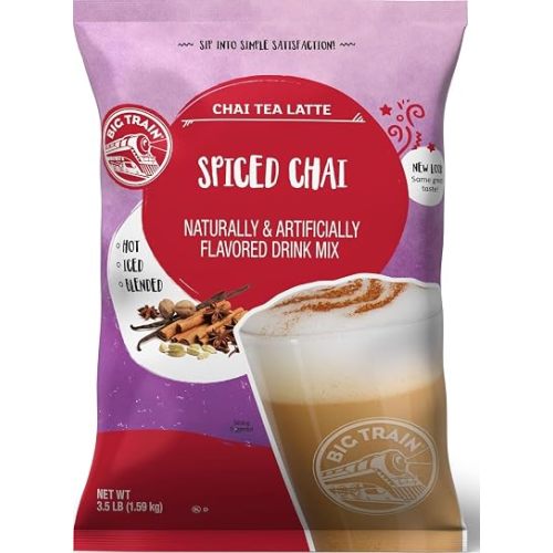 Big Train Spiced Chai Tea Latte Beverage Mix, 3.5 Pound (Pack of 1)