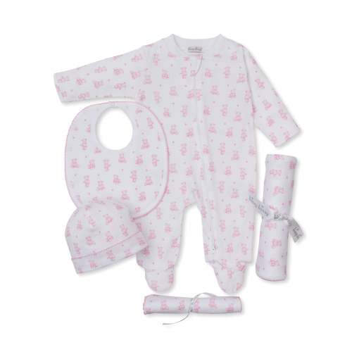 Teddy Bears Pink 5PC Gift Set w/Gift Box