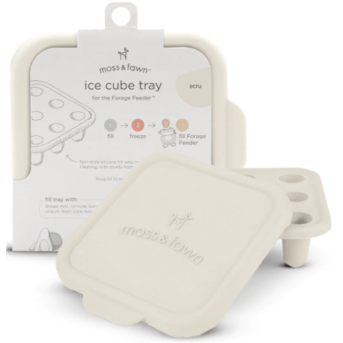 Ice Cube Tray – Perfect Portions for Forage Feeder & Baby Food Storage – Moss & Fawn