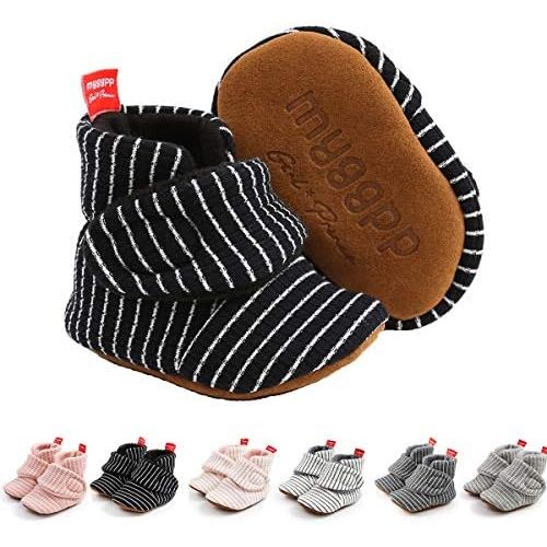 Ohwawadi Infant Baby Slippers Girls Boys Booties Warm Baby Socks Shoes Newborn Crib Shoes Baby Footwear Prewalkers