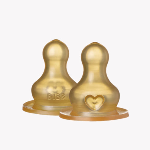 BIBS Bottle Latex Nipple 2 Pack | Natural & Anti-Colic – Bibsworld store US