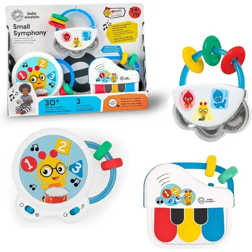 Baby Einstein Small Symphony 3-Piece Musical Toy Set, Ages 3+ Months, for Boy or Girl