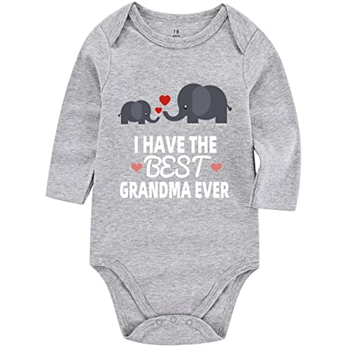Acwssit Love Nana Papa Baby Boy Clothes Unisex Funny Baby Girl Baby Bodysuit 0-3 months