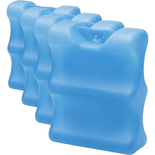 Medela Ice Pack for Breast Milk Storage, Contoured Shape Designed to Fit Breastmilk Bottles, for On The Go or Traveling Moms (Pack of 4)