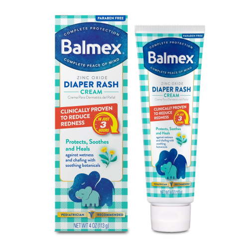 Balmex Complete Protection Baby Diaper Rash Cream with Zinc Oxide & Soothing Botanicals, 4 oz HSA/FSA Eligible