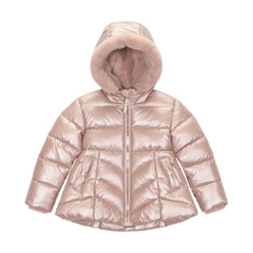Toddler & Little Girls' Metallic Quilted Jacket