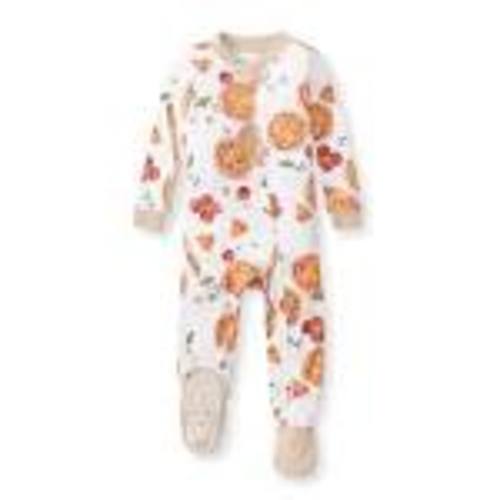 burts bees pizza onesie 9m