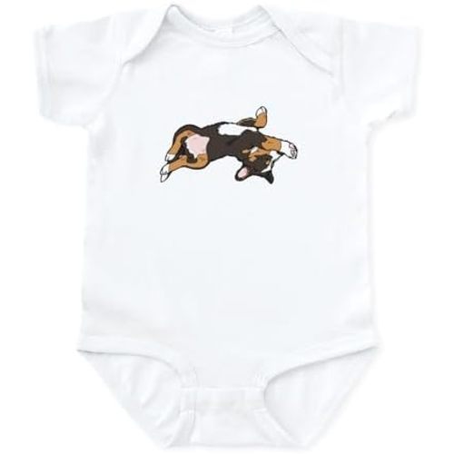 CafePress Sleeping Bernese Mountain Dog Infant Bodysuit Cute Infant Bodysuit Baby Romper