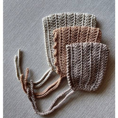 Custom Classic Crocheted Pixie Baby Bonnet