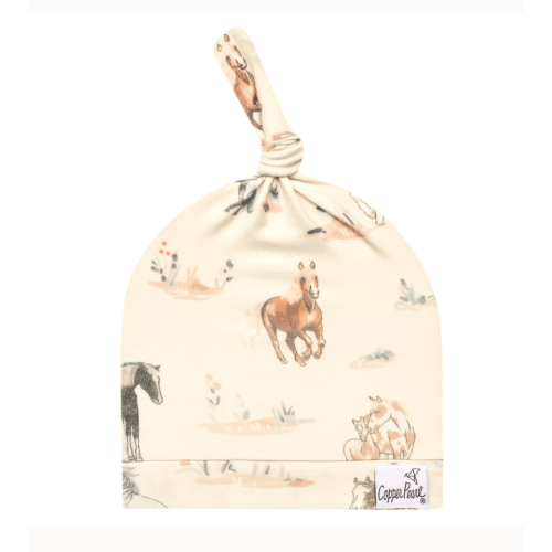 Copper Pearl Montana Top Knot Hat (0-4M)