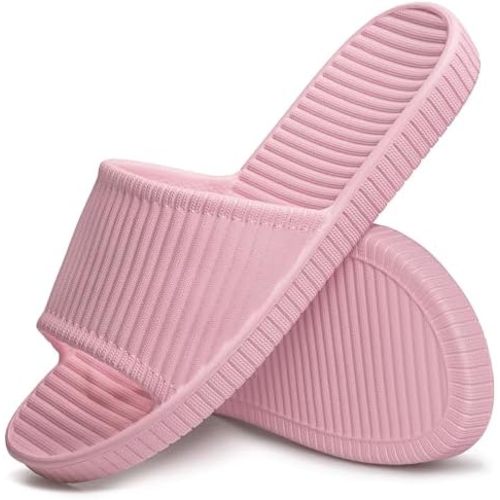 Happy Lily Shower Shoes, Women & Men’s Shower Slippers, Slides Sandals Pool Slides House Slippers Non-Slip Indoor Bathroom Shoes Beach Sandals