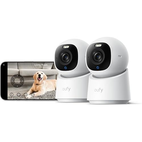 eufy Security 4K Indoor Camera E30, No Subscription, Pan and Tilt