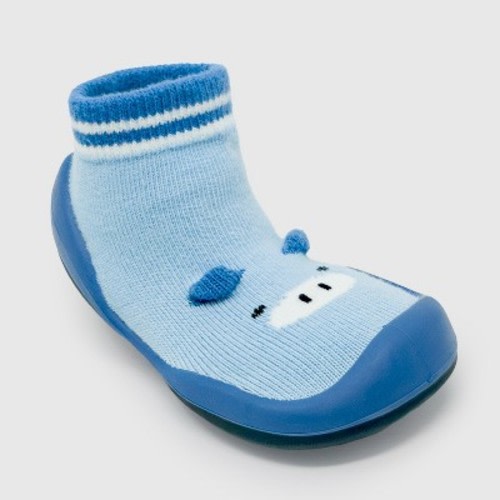 Komuello Baby Shoes - Piglet Blue Size 12-18m