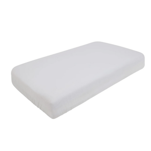 White Muslin Crib Sheet | aden + anais