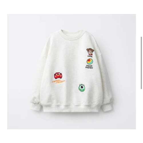 EMBROIDERED © DISNEY PIXAR SWEATSHIRT - Gray marl | ZARA United States