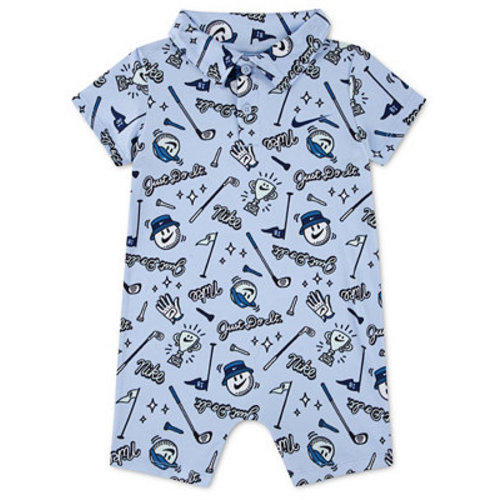 Baby Boys' Polo Golf Print Romper