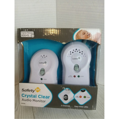 Safety 1st MO065 Wireless 600' Signal Range Crystal Clear Audio Baby Monitor New