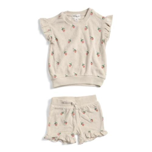 Infant Girls 2pc Floral Print Knit Top And Shorts Set | Kids & Baby | TJ Maxx