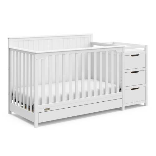 Hadley 5-in-1 Convertible Crib & Changer with Drawer