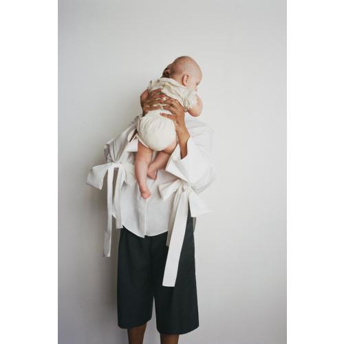 MERINO KNIT PANTSDETAILSEMBROIDERED BLOUSE AND BOTTOMS MATCHING SETRUFFLED EMBROIDERED ROMPER
