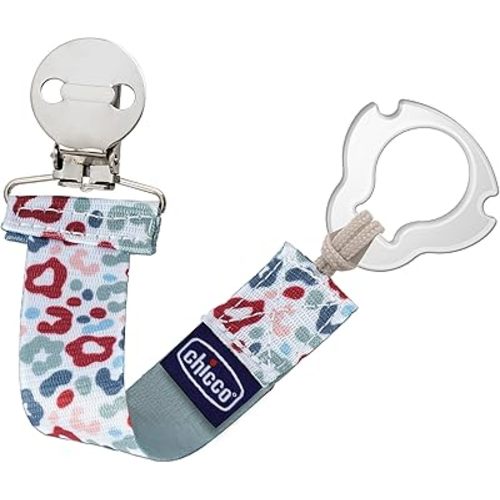 Chicco 2-in-1 Universal Pacifier Clip with Loop & Ring Attachment
